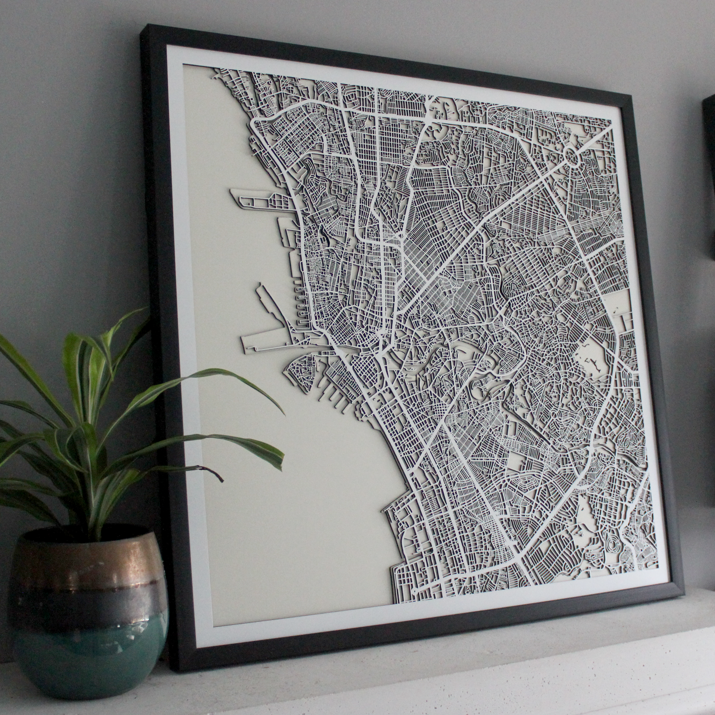 Manila Street Carving Map (Sold Out)