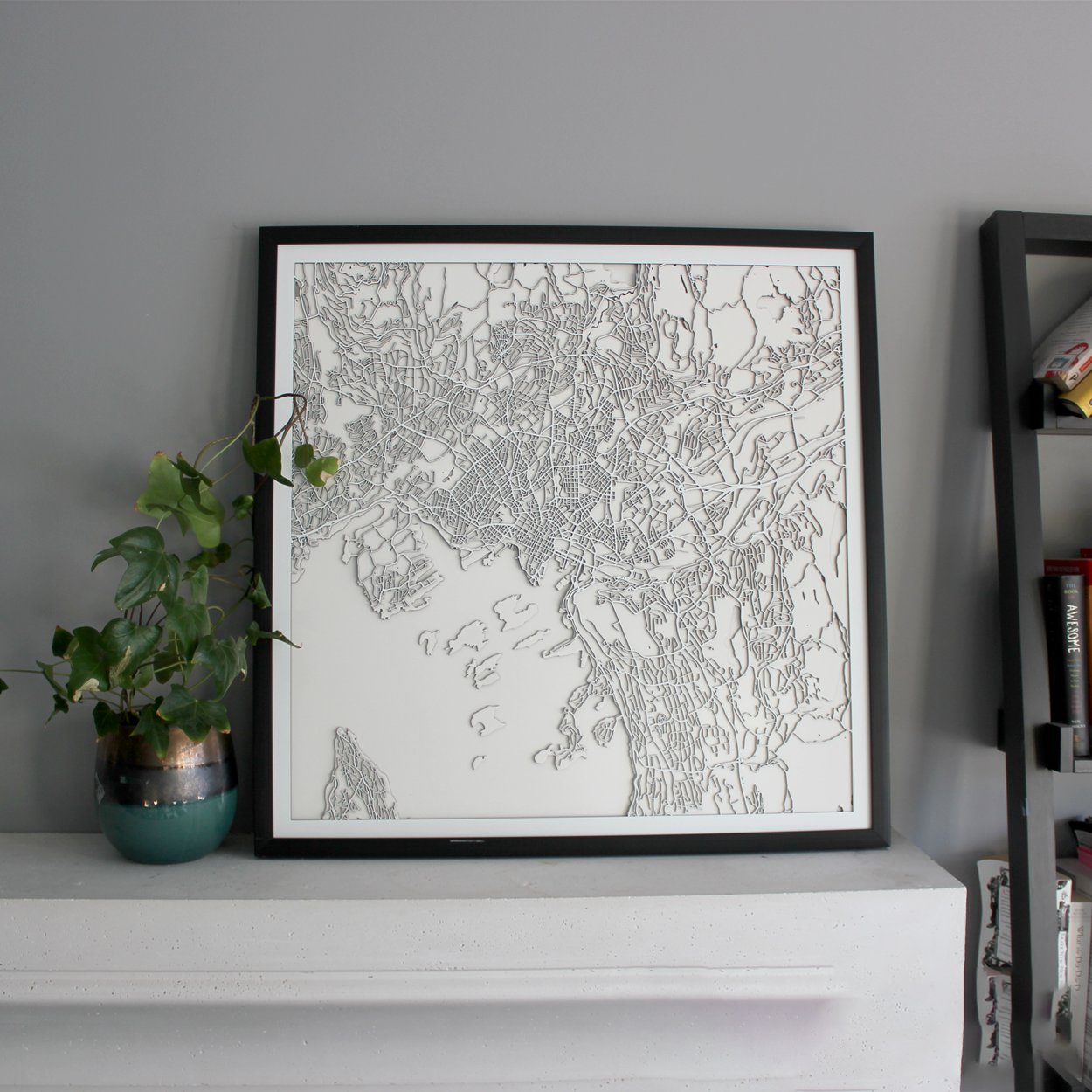 Oslo Street Carving Map (Sold Out)