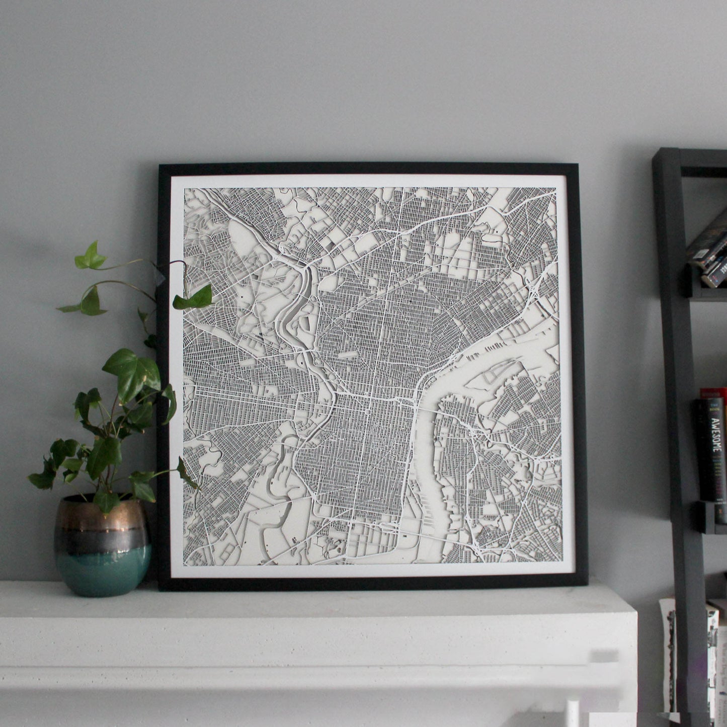 Philadelphia Street Carving Map (Sold Out)