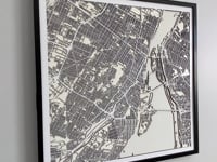Laden und Abspielen von Videos im Galerie-Viewer, Montréal Street Carving Map
