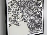 Melbourne Street Carving Map