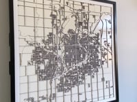 Sioux Falls Street Carving Map