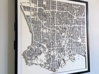 Los Angeles Street Carving Map