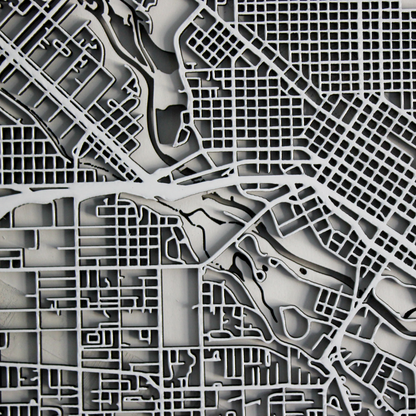 Boise Street Carving Map (Sold Out) (4430806286451)