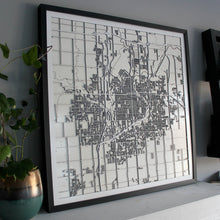 Lade das Bild in den Galerie-Viewer, Sioux Falls Street Carving Map (Sold Out) (4424002830451)
