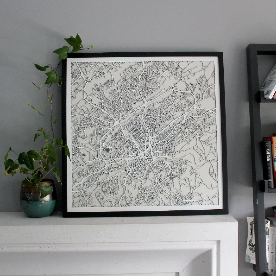 Knoxville Street Carving Map (Sold Out)