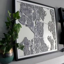 Lade das Bild in den Galerie-Viewer, Seattle Street Carving Map (Sold Out) (1654077063219)
