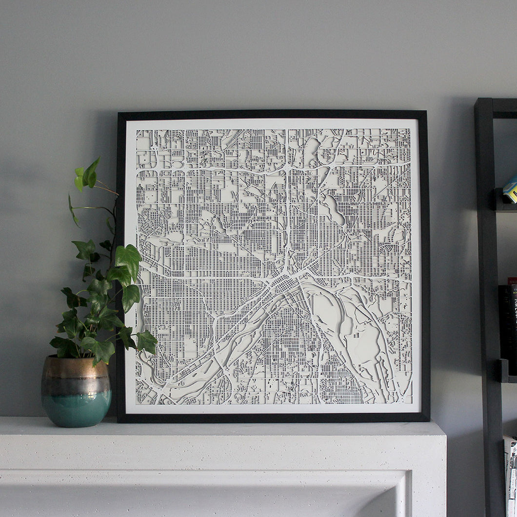 St Paul (Saint Paul) Street Carving Map (Sold Out)
